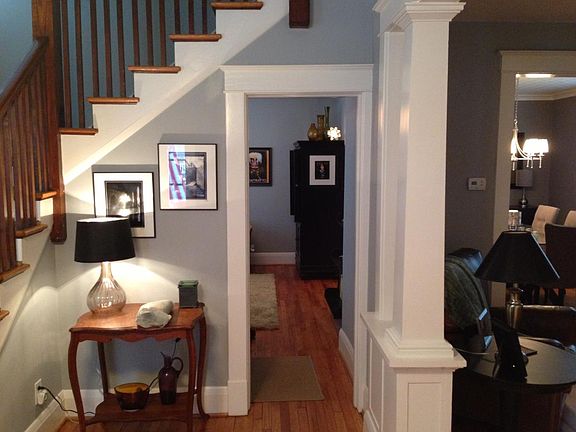 Foyer looking into the Den