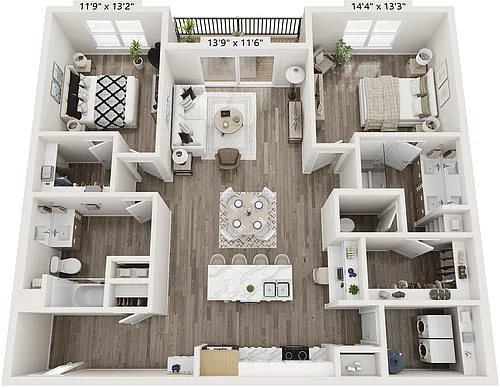 Floor plan B2