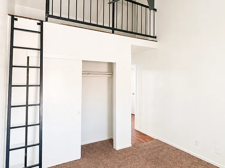 Den with loft space