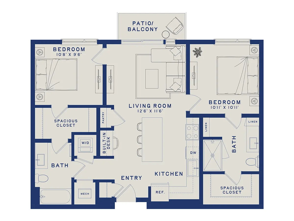 Floor plan B1