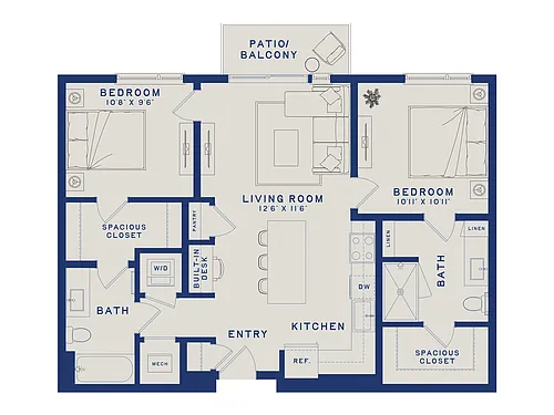 Floor plan B1
