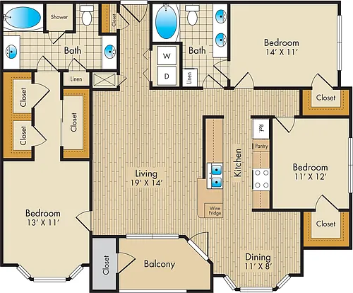 Floor plan G