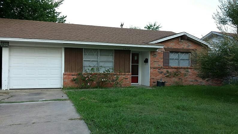 Brick house front