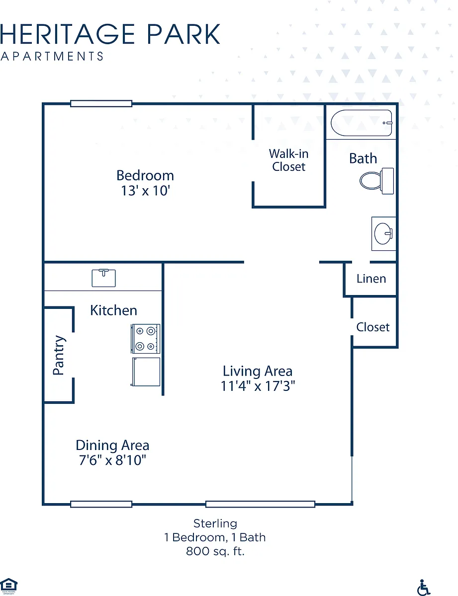 Floor plan Sterling