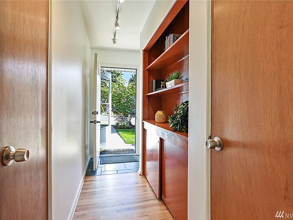 Welcome in.  The entry with built ins.