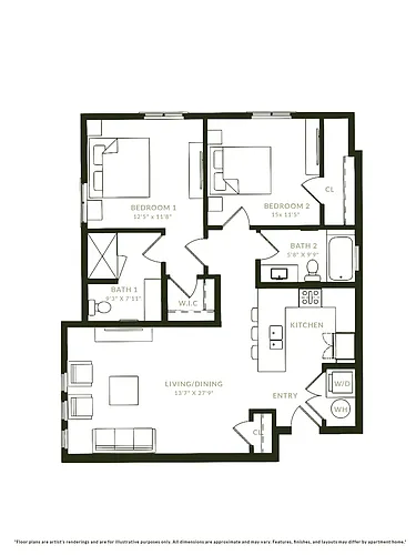 Floor plan B1