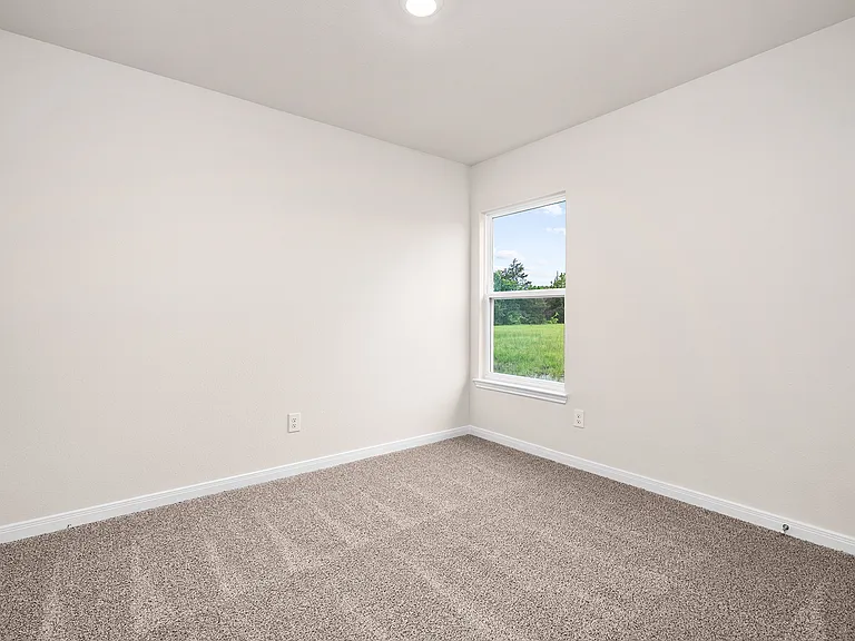 The secondary bedrooms are a great space for a children's bedroom, guest room, or home office.