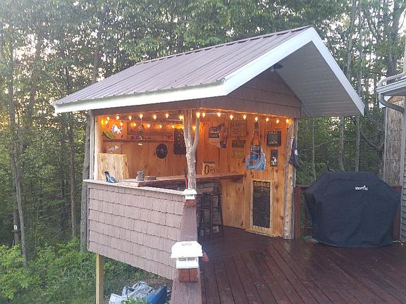 Bar w/ cooler & storage