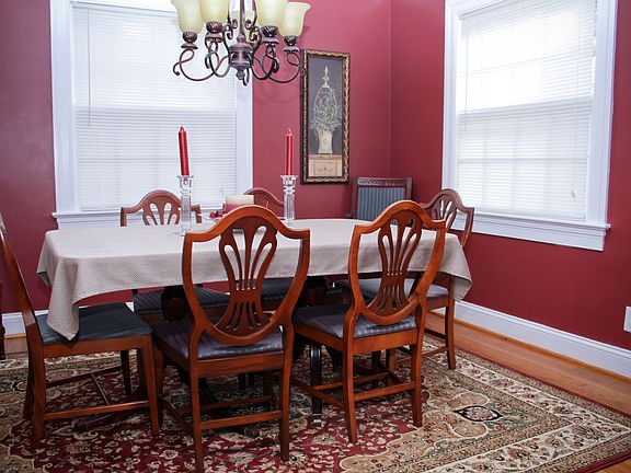 Seperate dining room with lots of room.