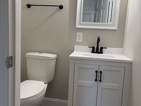 Main floor half bath.