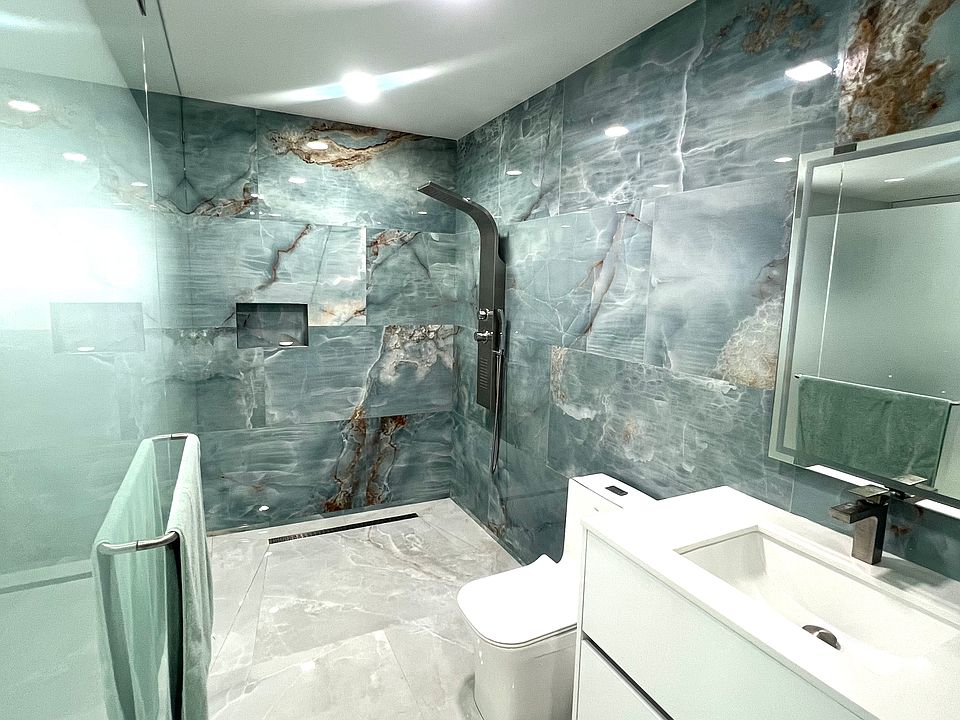 Bathroom in separate apartment or second master bedroom