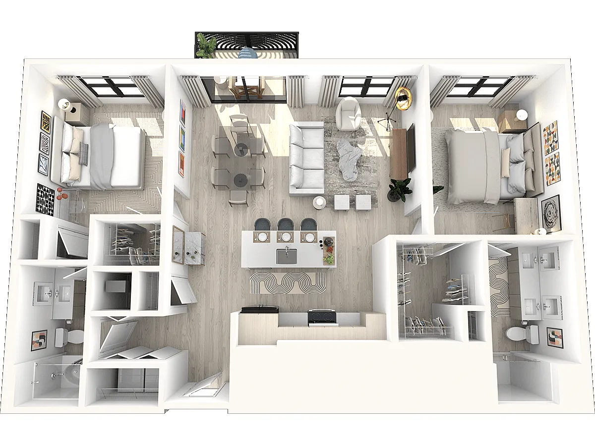 Floor plan B8A Serenity
