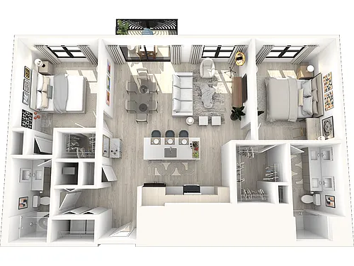 Floor plan B8A Serenity