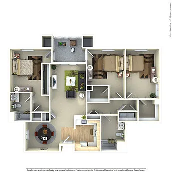 Floor plan The Milano