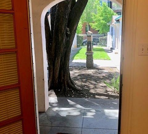 view from living room