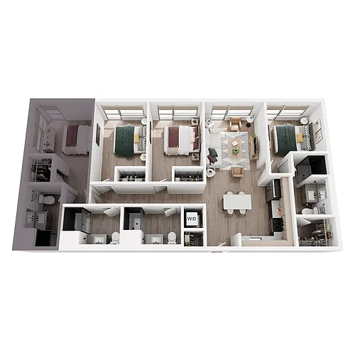 Floor plan D1A