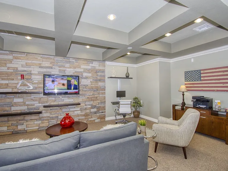 Community lounge designed for relaxation and connection