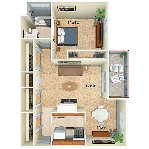 Floor plan Bedford