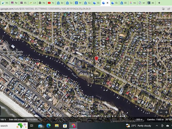 200 yards from the sea