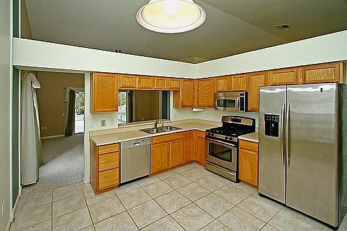 Kitchen with top of the line appliances