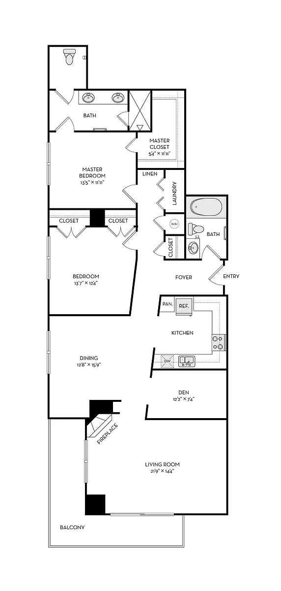 Floor plan TB1R