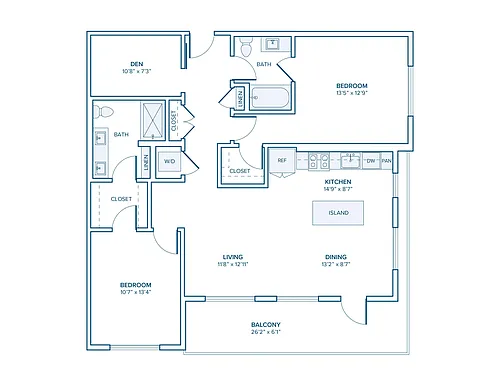 Floor plan B15D