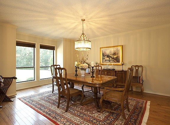 Formal Dining Room withwood floors.