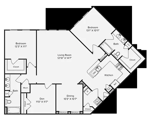 Floor plan B5D