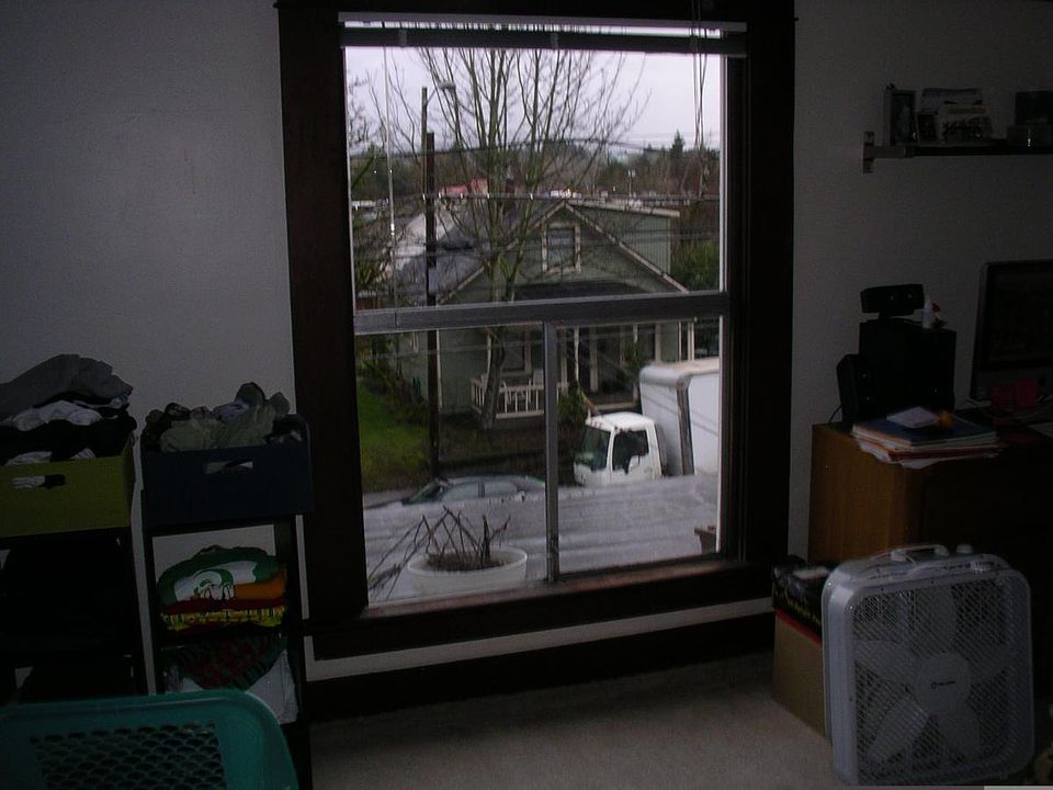 View from bedroom window