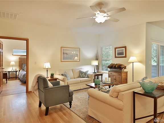 The living spaces are light, bright and open with plenty of space for entertaining.
