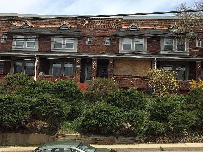 front of building