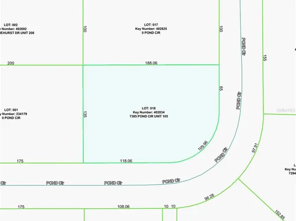 7385 Pond Cir Lot 18, Spring Hill, FL 34606