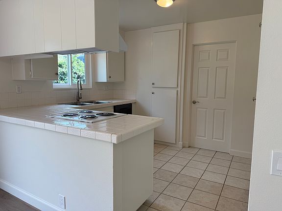 View of the kitchen from the dining area