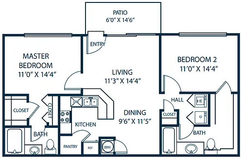 Floor plan B3