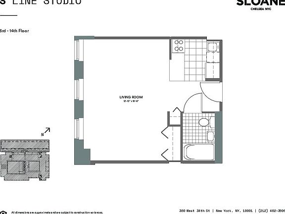 2nd image of 360 W 34th St APT 9S