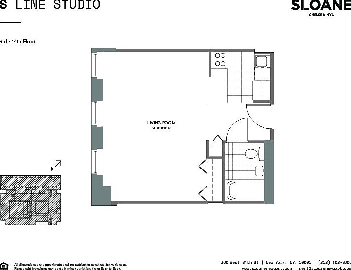 2nd image of 360 W 34th St APT 6S