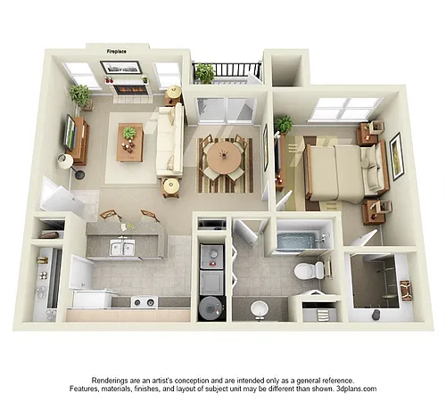Floor plan Residence 2 Upgraded