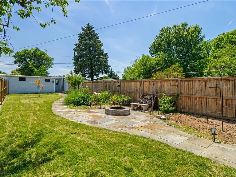Spacious backyard, great for pups that need space to run!