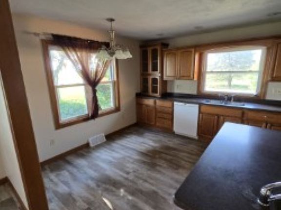 View of Kitchen showing dining area