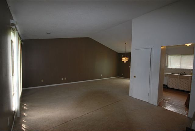 Living room w/view of kitchen