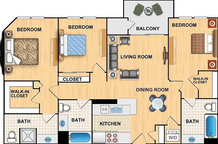 N Floorplan Diagram