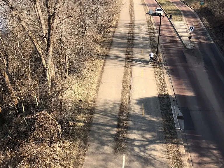 Near the river for runners and bikers!