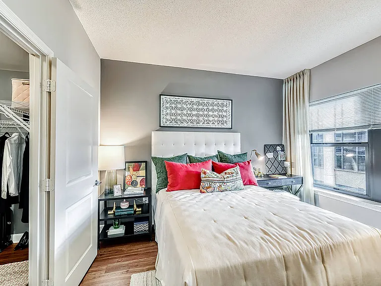 Walk-In closets with custom shelving
