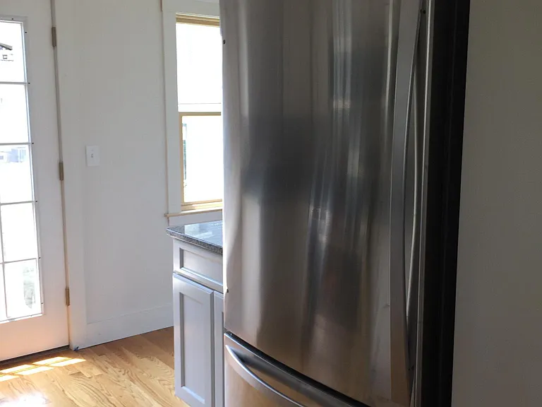 Kitchen looking towards back hallway