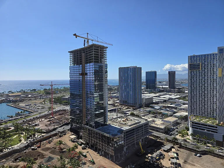 Partial ocean view from your lanai