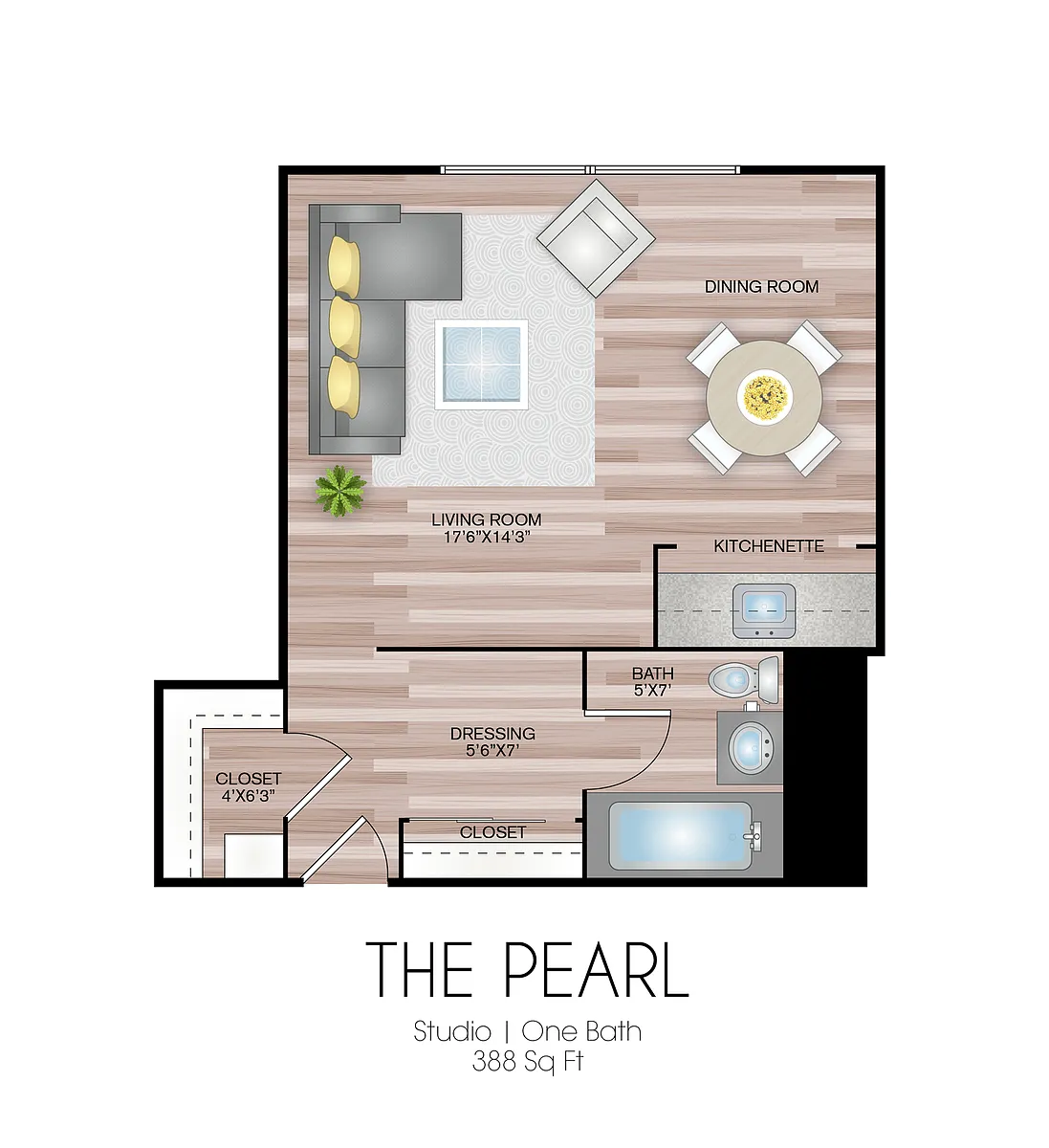 Floor plan The Pearl