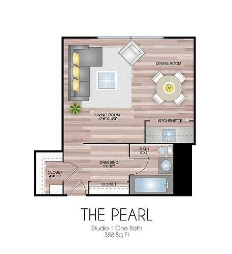 Floor plan The Pearl