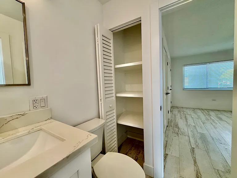 Bathroom with Linen Closet