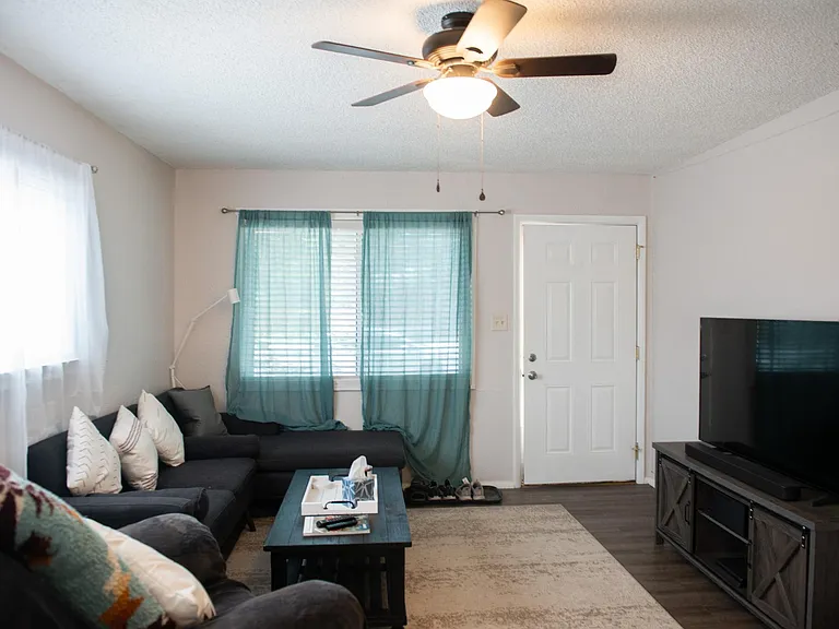 living room facing towards front door