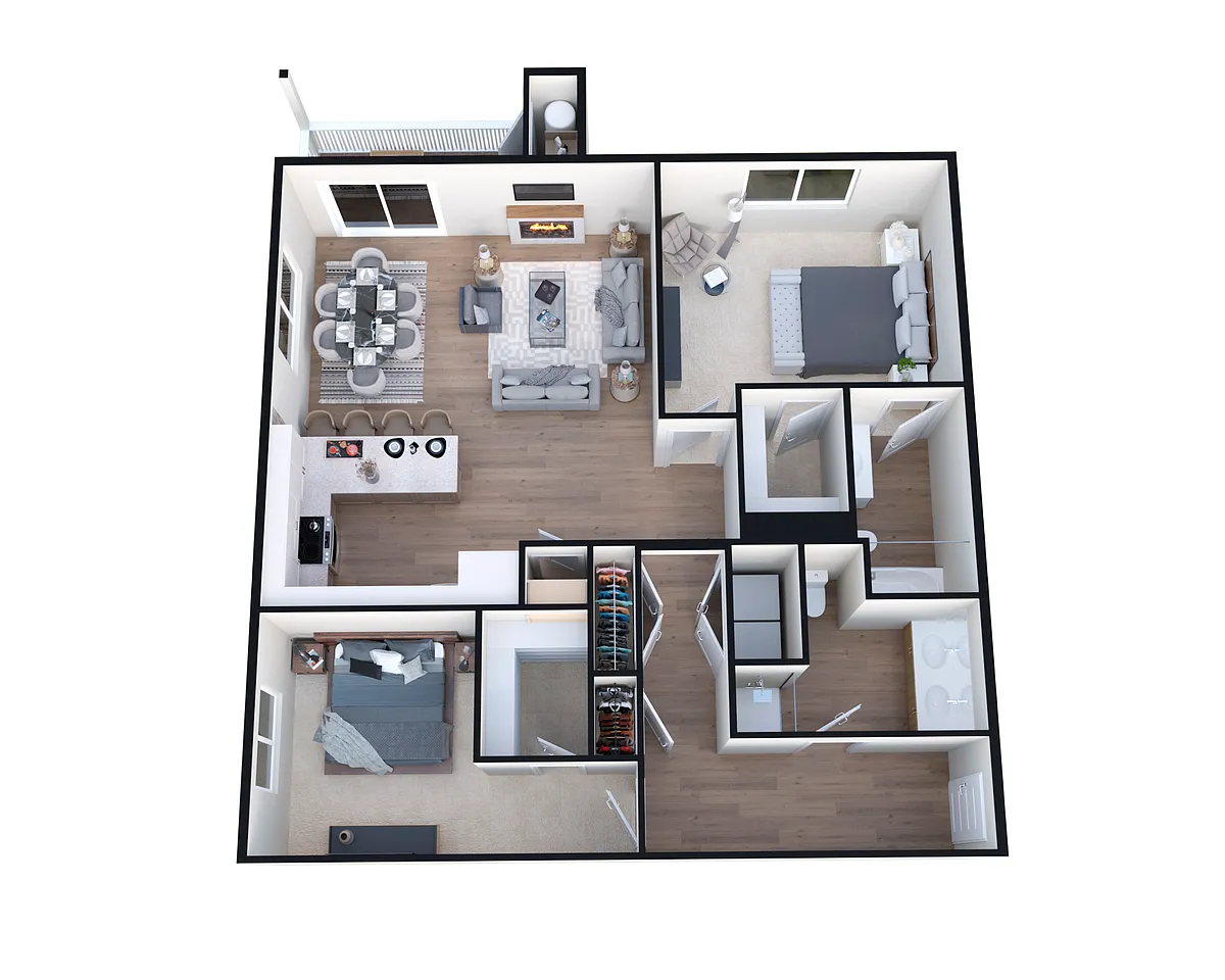 Floor plan Model C